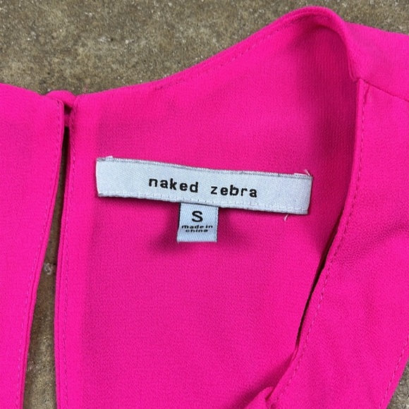 Naked Zebra Pink Sleeveless Women's Top
Size: Small - Picture 3 of 5